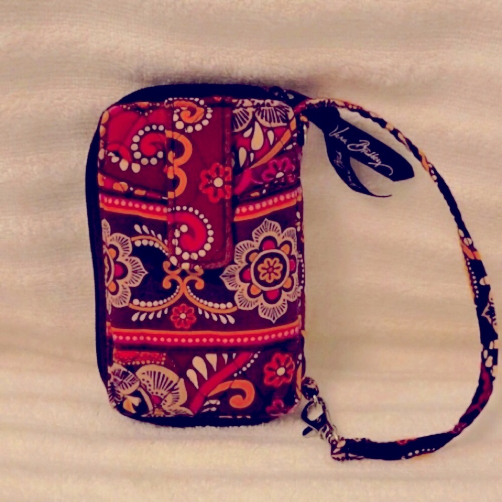 EUC👌 Vera Bradley Wallet Wristlet w/ Outer Pouch